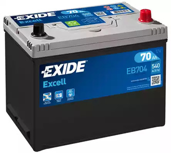 Стартерная аккумуляторная батарея EXIDE EB704